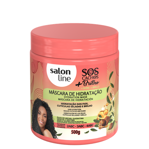 [7898009430095] Máscara “SOS Cachos+Brilho” Salon Line 500g
