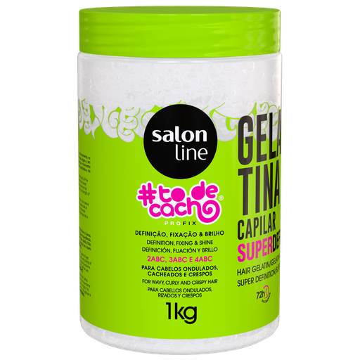 [7908458308477] Gelatina "#ToDeCacho Super Definição" Salon Line 1kg