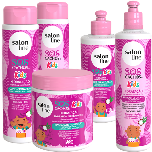 Kit de Criança “SOS Cachos - Kids ” Salon Line